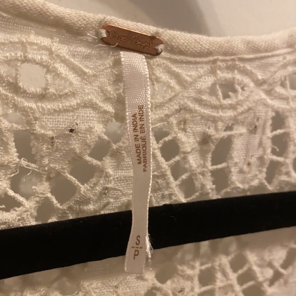 Free People Doin’ It Right Blouse - Ivory - Picture 6 of 8